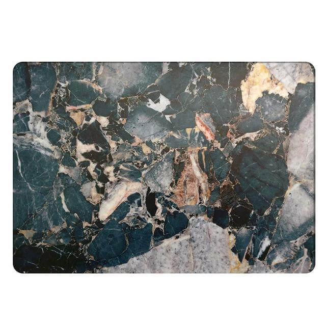 Blue Marble Grain Full Body Cover Skin for Macbook - MaviGadget