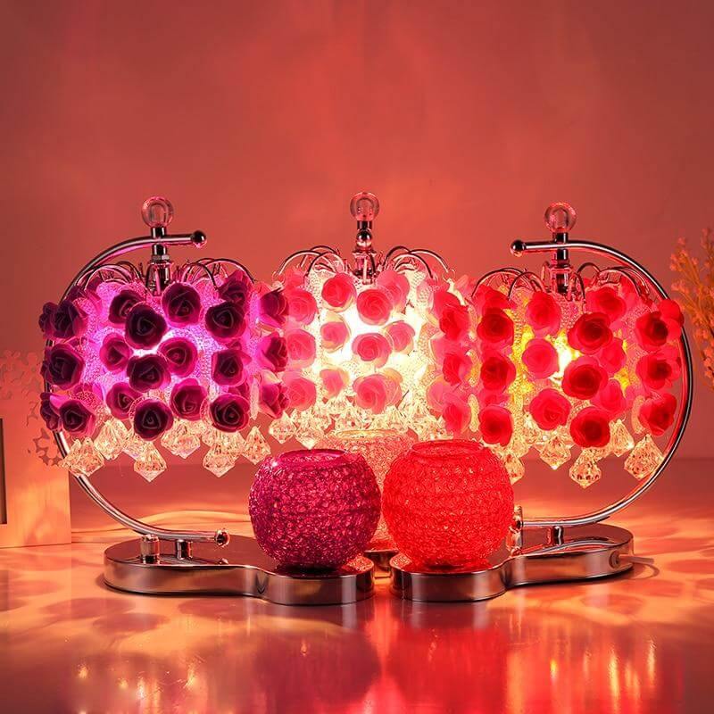 Rose Table Lamp with Aromatherapy Cup - MaviGadget