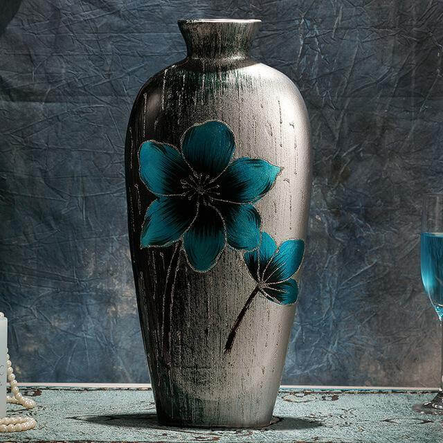 European Retro Minimalist Floral Flower Home Vase - MaviGadget