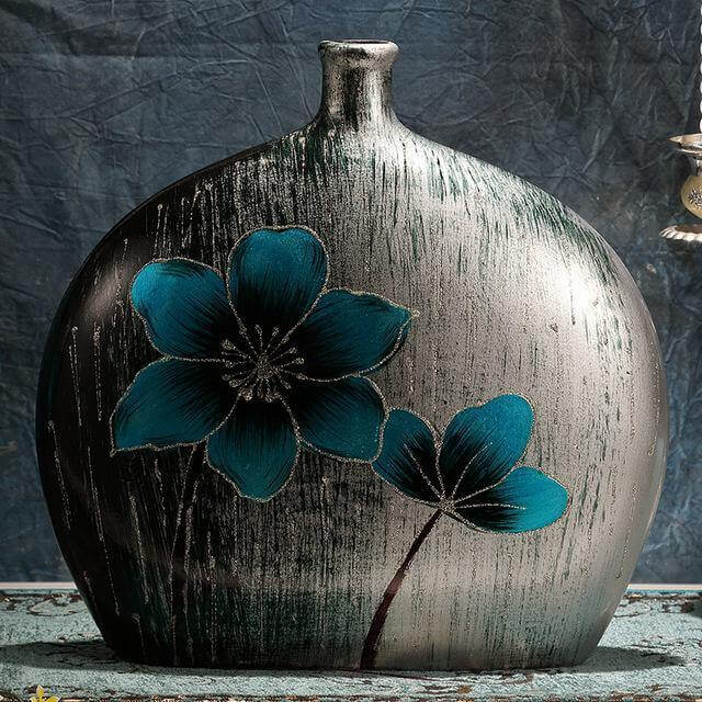 European Retro Minimalist Floral Flower Home Vase - MaviGadget