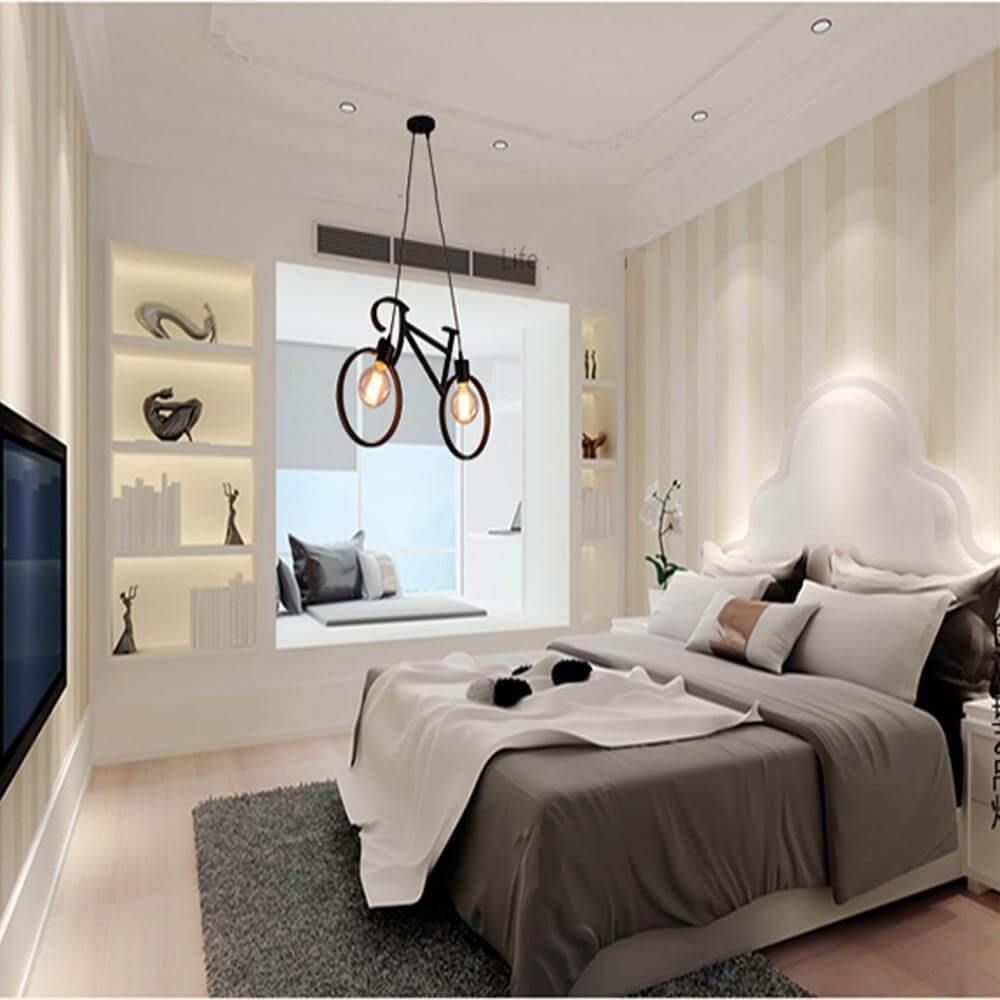 Modern Bicycle Nordic Style Droplight Chandelier Lamp - MaviGadget