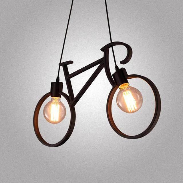 Modern Bicycle Nordic Style Droplight Chandelier Lamp - MaviGadget