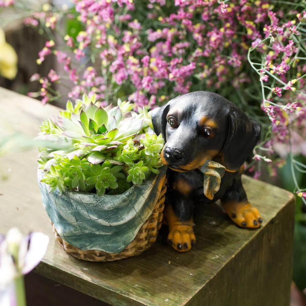 Lovely Shepherd Decorative Flower Pot - MaviGadget