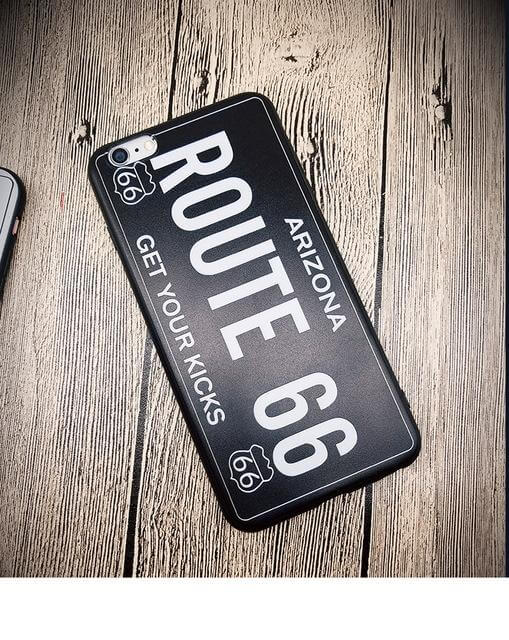 Fashion License Plate Pattern Phone case For Iphone Models - MaviGadget