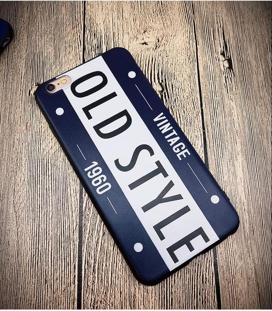 Fashion License Plate Pattern Phone case For Iphone Models - MaviGadget