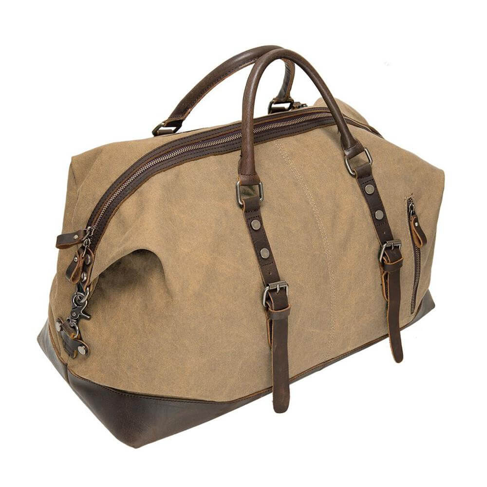 Premium Vintage Canvas Sport Gym Bag - MaviGadget