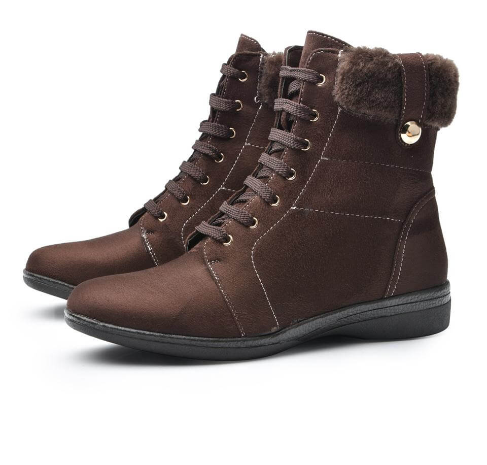 Warm Fur Ankle Women Boots - MaviGadget