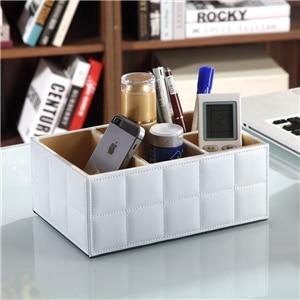 Leather Desktop Laptop Storage Organizer - MaviGadget