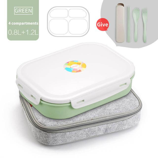 Stainless Steel Japanese Lunch Boxs With Containers - MaviGadget