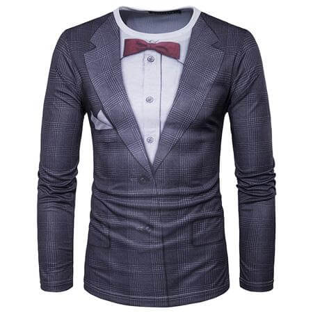 3d Suit T-Shirt - MaviGadget