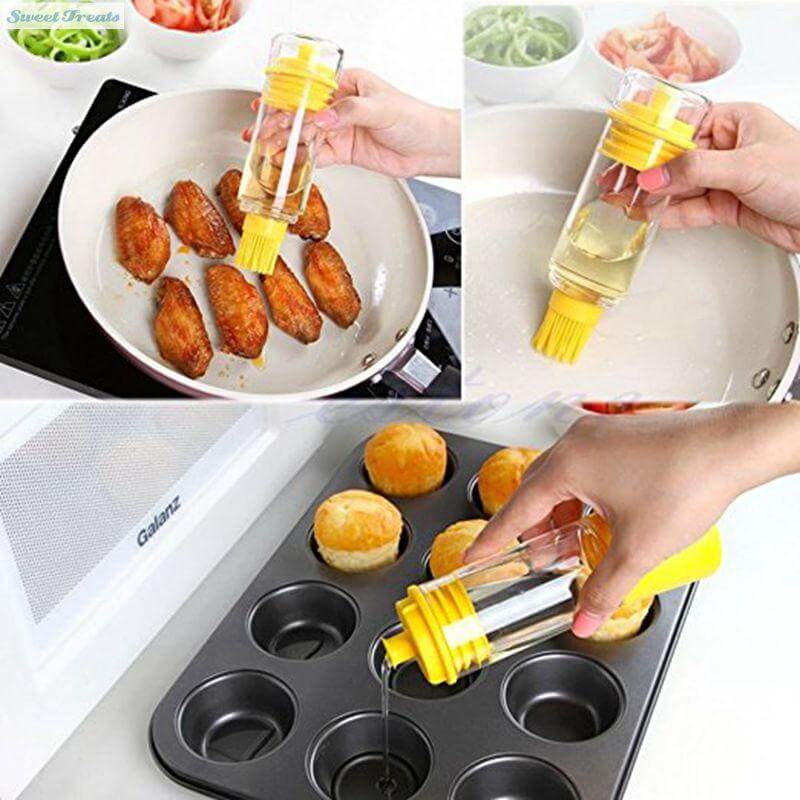 Honey Oil Brush Bottle - MaviGadget