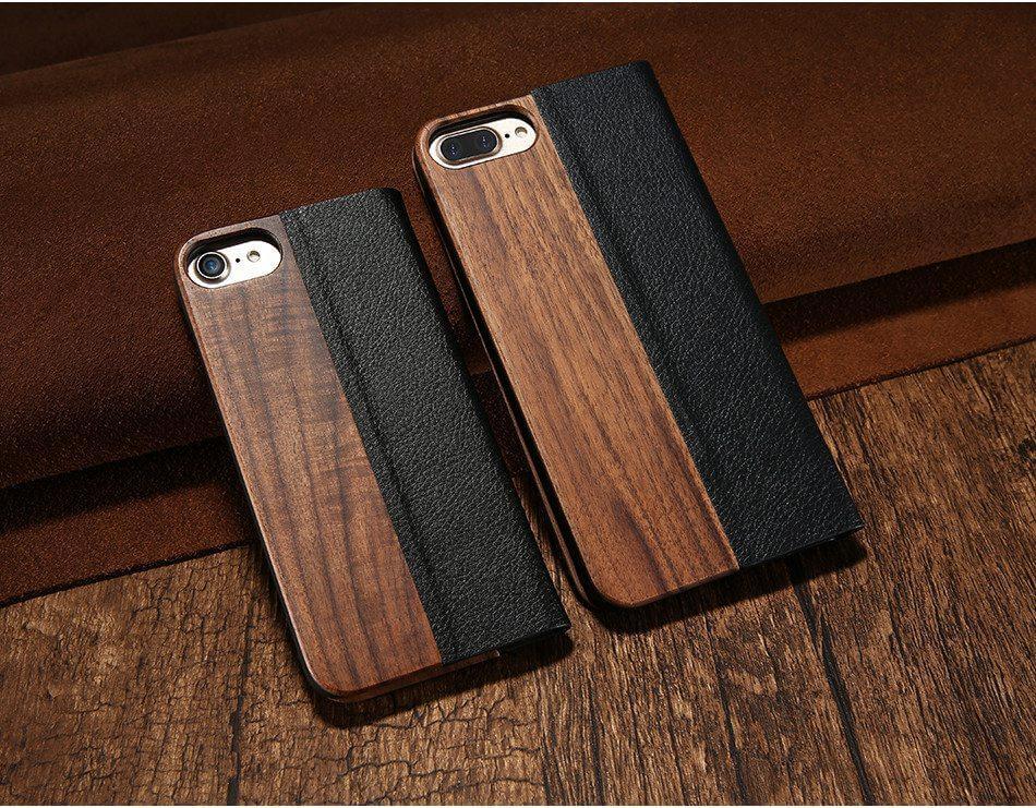 Retro Natural Real Bamboo Wood IPhone Cases - MaviGadget