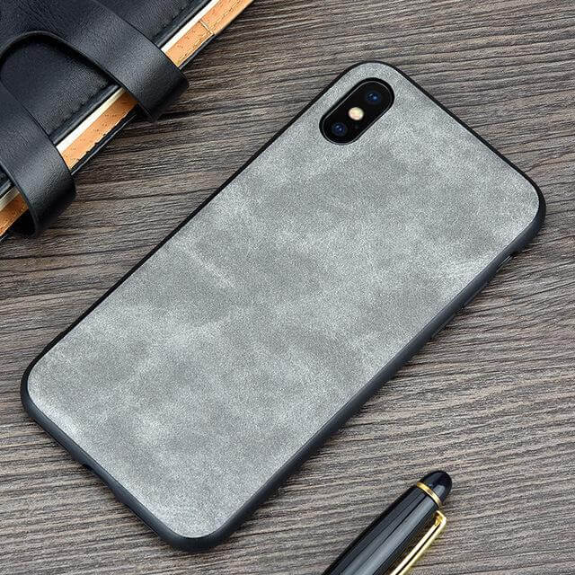 Vintage PU Leather Case for iPhone X and Other Models - MaviGadget