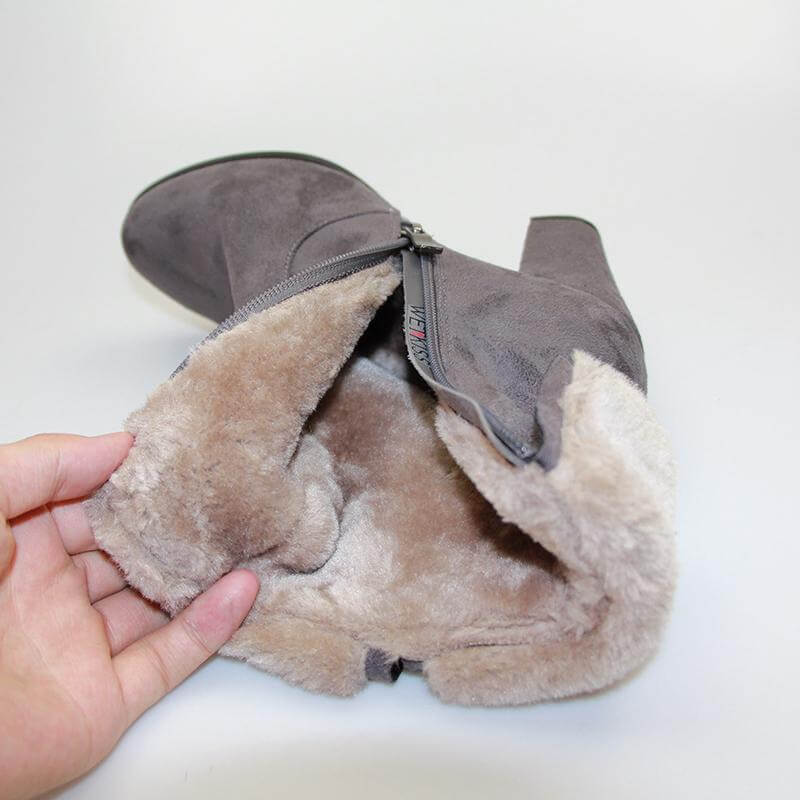 Thick Plush Snow Ankle Boots - MaviGadget