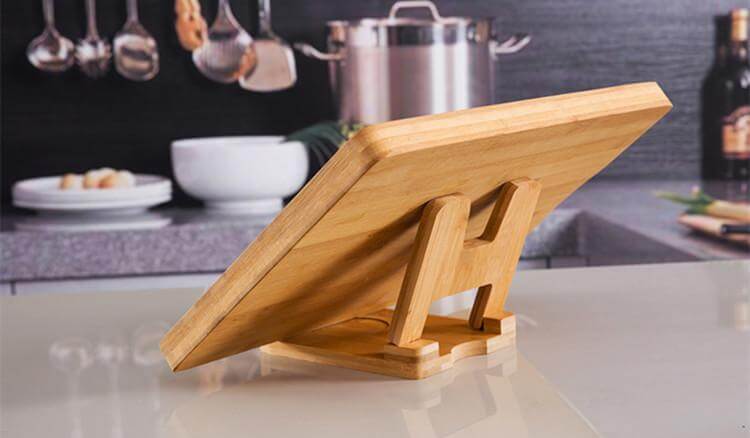 Cutting Board Foldable wooden pot lids holder - MaviGadget