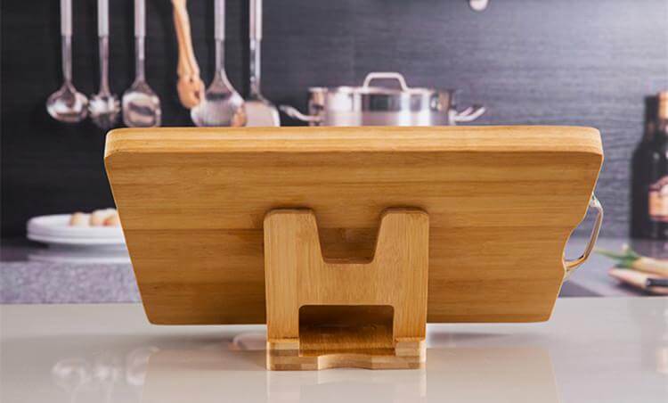 Cutting Board Foldable wooden pot lids holder - MaviGadget