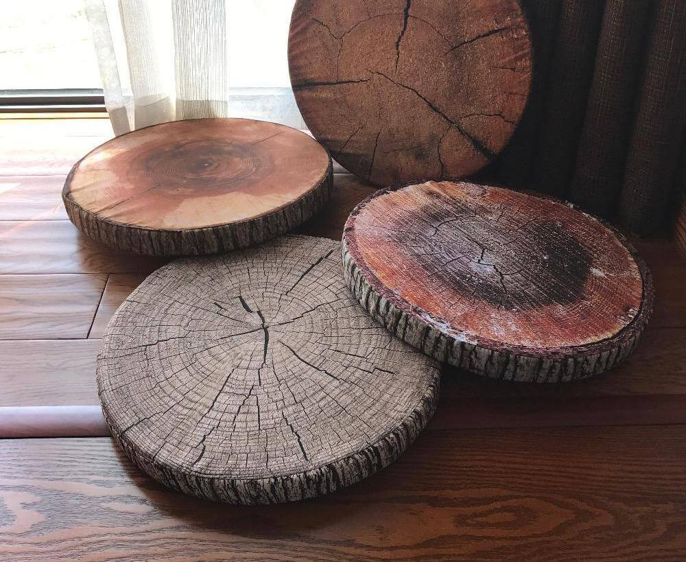 Autumn Creative 3D Pillow Wood Pillow - MaviGadget