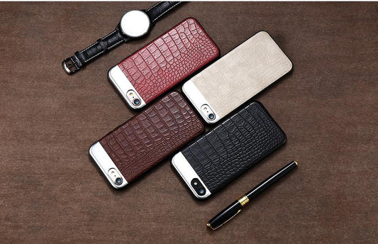 Luxury Protection iPhone 6&7 Case Metal Leather Case - MaviGadget
