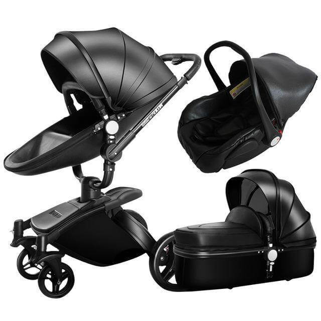 360 Degree Rotation Baby Stroller 3 in 1 with Car Seat - MaviGadget