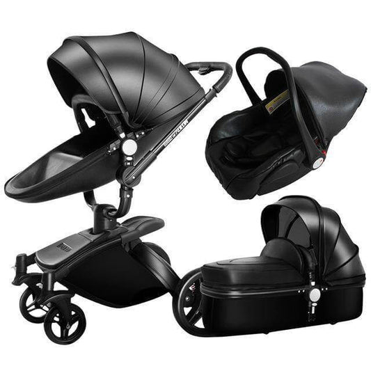 360 Degree Rotation Baby Stroller 3 in 1 with Car Seat - MaviGadget
