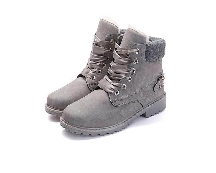 New British Style Lace Up Ankle Boots for Women - MaviGadget