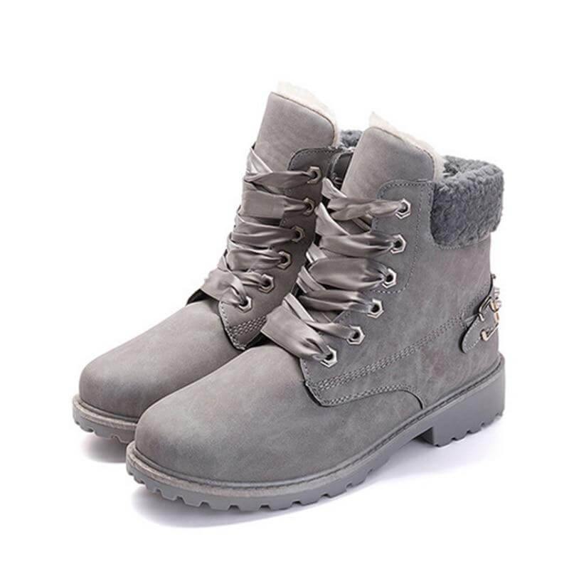 New British Style Lace Up Ankle Boots for Women - MaviGadget
