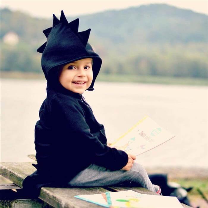 Winter Dinasour Hoodies for Kids - MaviGadget