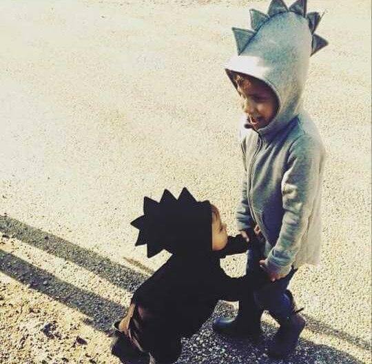 Winter Dinasour Hoodies for Kids - MaviGadget