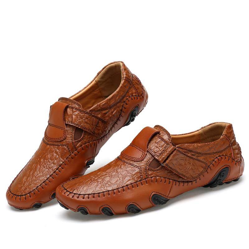 Leather Moccasins Men Driving Shoes - MaviGadget