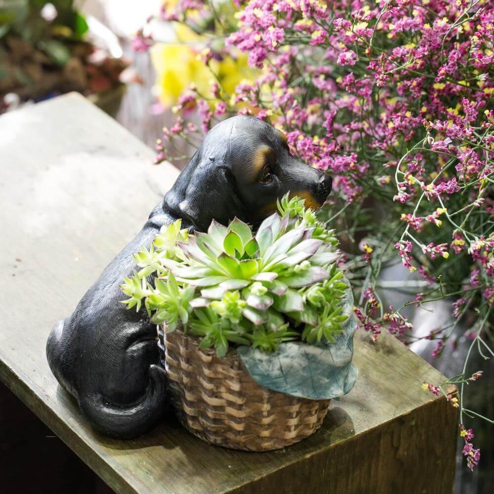 Lovely Shepherd Decorative Flower Pot - MaviGadget
