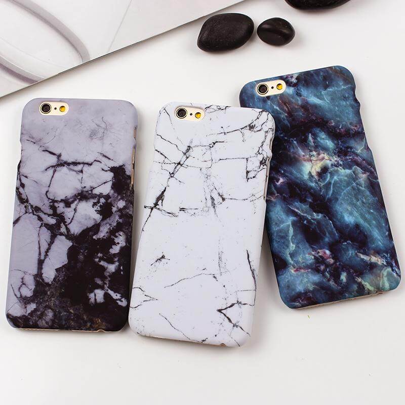 Retro Stone Marble Cases for iPhone - MaviGadget