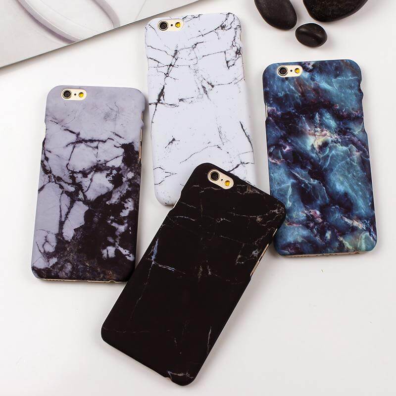 Retro Stone Marble Cases for iPhone - MaviGadget