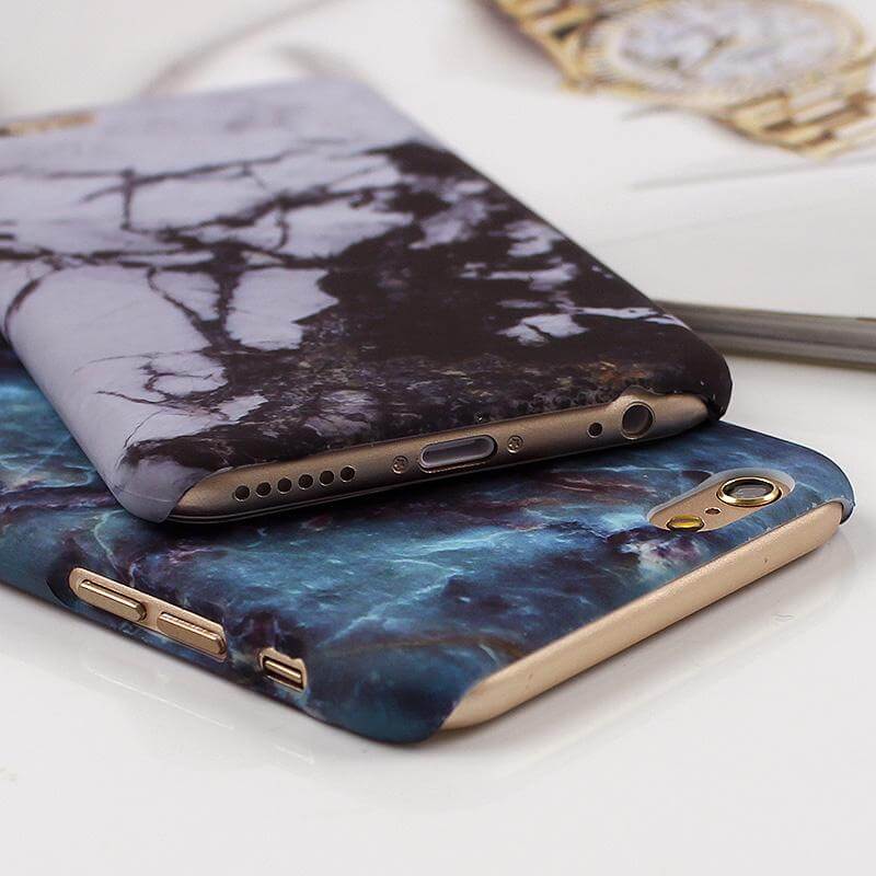 Retro Stone Marble Cases for iPhone - MaviGadget