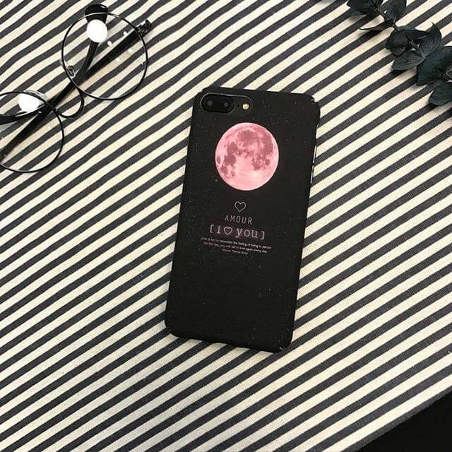 Pinky Minky Moon Iphone Case - MaviGadget