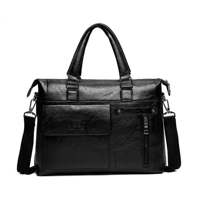 Business Style Leather Shoulder Bags - MaviGadget