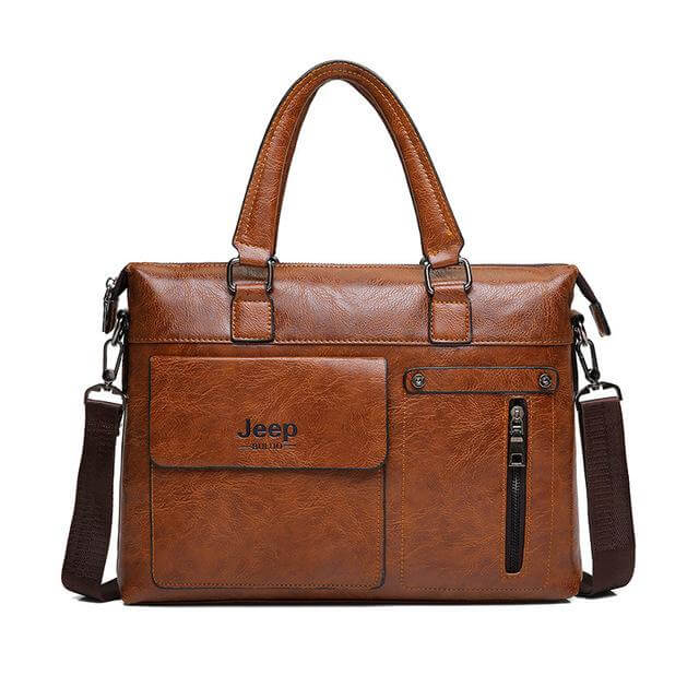 Business Style Leather Shoulder Bags - MaviGadget