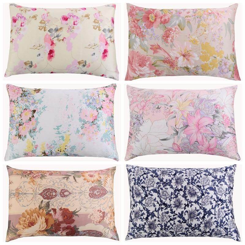 100% Nature Colorful Silk Colorful Pillowcases - MaviGadget