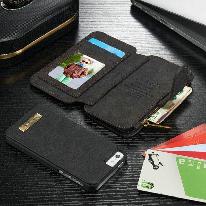 Luxury Magnetic Leather Case for iPhone Models - MaviGadget