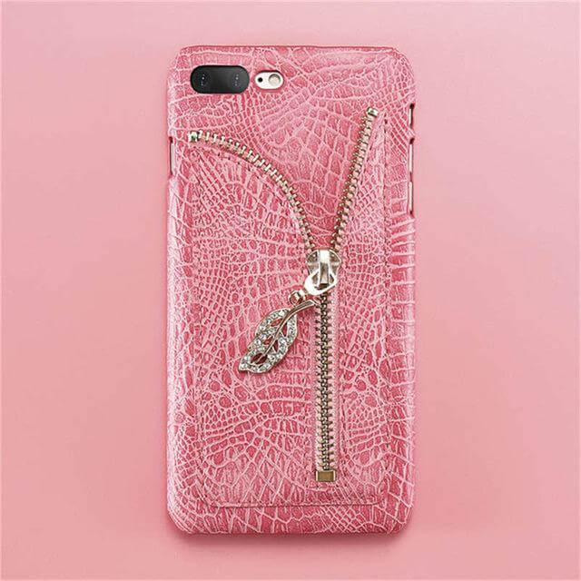 Retro Crocodile Grain Leather Case For Iphone Models - MaviGadget