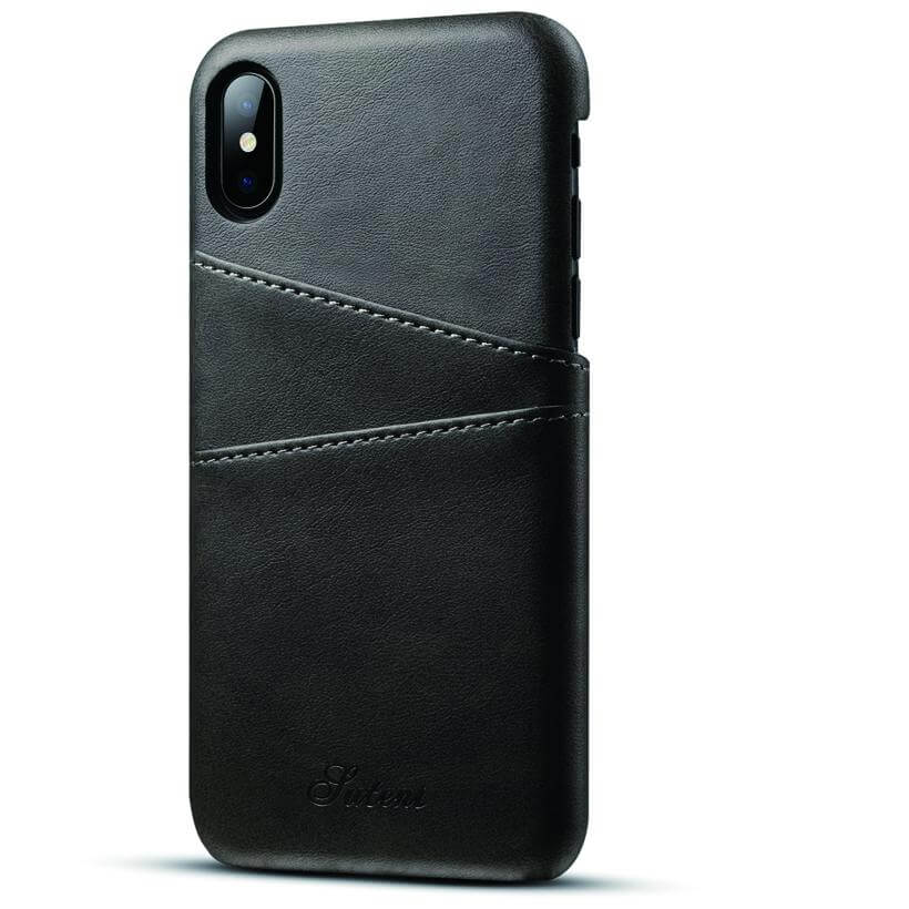 Luxury Leather Wallet Case For Iphone X - MaviGadget