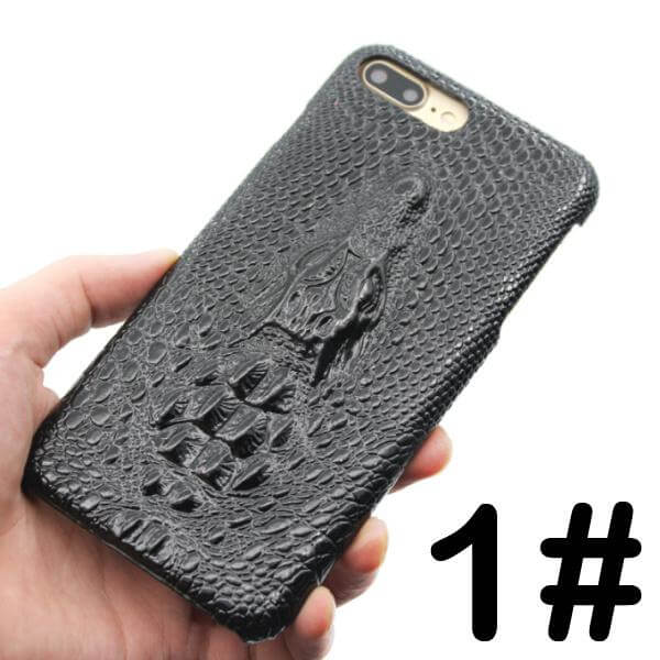 3D Crocodile Retro Hard Shell Cover Case for Iphone Models - MaviGadget