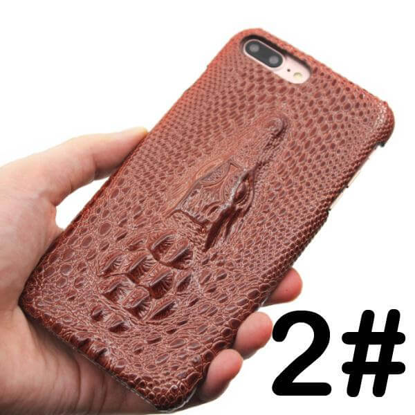 3D Crocodile Retro Hard Shell Cover Case for Iphone Models - MaviGadget