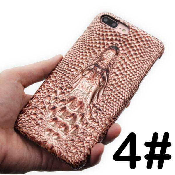 3D Crocodile Retro Hard Shell Cover Case for Iphone Models - MaviGadget