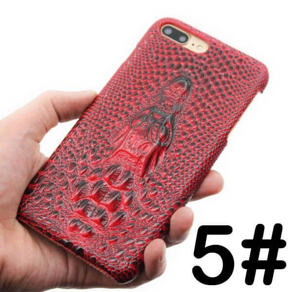 3D Crocodile Retro Hard Shell Cover Case for Iphone Models - MaviGadget