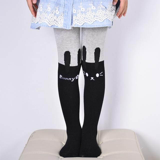 Cartoon Cat Printed Cotton Pantyhose - MaviGadget