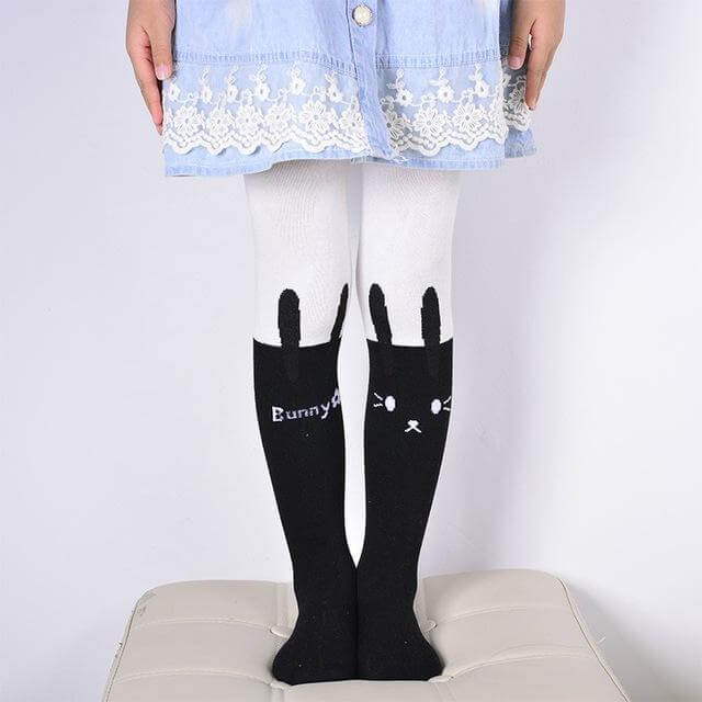 Cartoon Cat Printed Cotton Pantyhose - MaviGadget