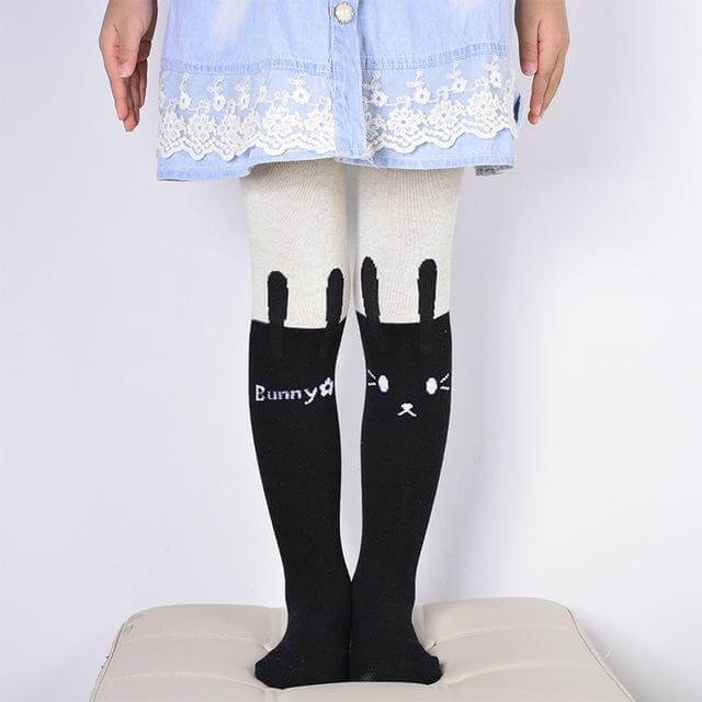 Cartoon Cat Printed Cotton Pantyhose - MaviGadget