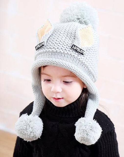 Baby Girl Earflaps hat - MaviGadget