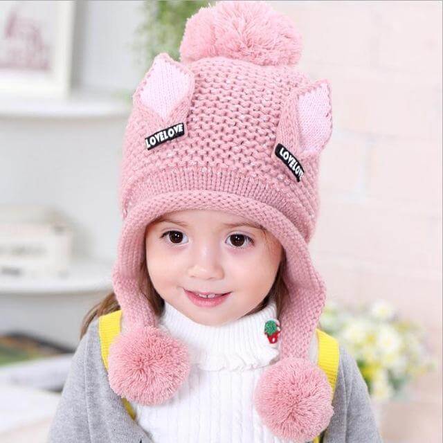 Baby Girl Earflaps hat - MaviGadget