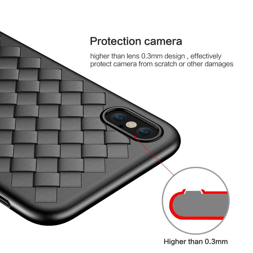 Luxury Ultra Thin Grid Case For Iphone Models - MaviGadget
